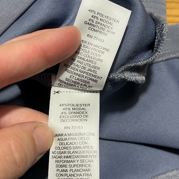 NWT Cable & Gauge Hoodie Tunic Dress Top Short Sleeve Size Medium - Picture 8 of 9